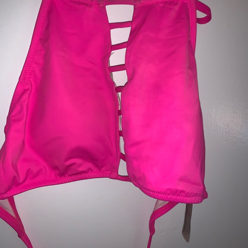 PINK halter neck bikini